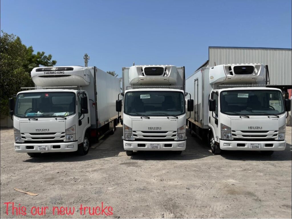 Refrigerated truck rental Dubai