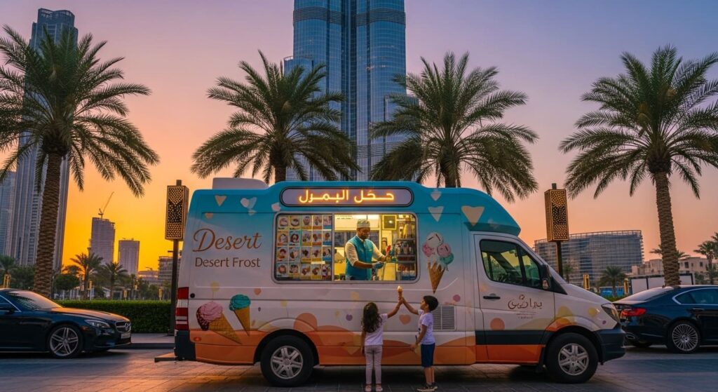 Ice Cream Truck In Dubai